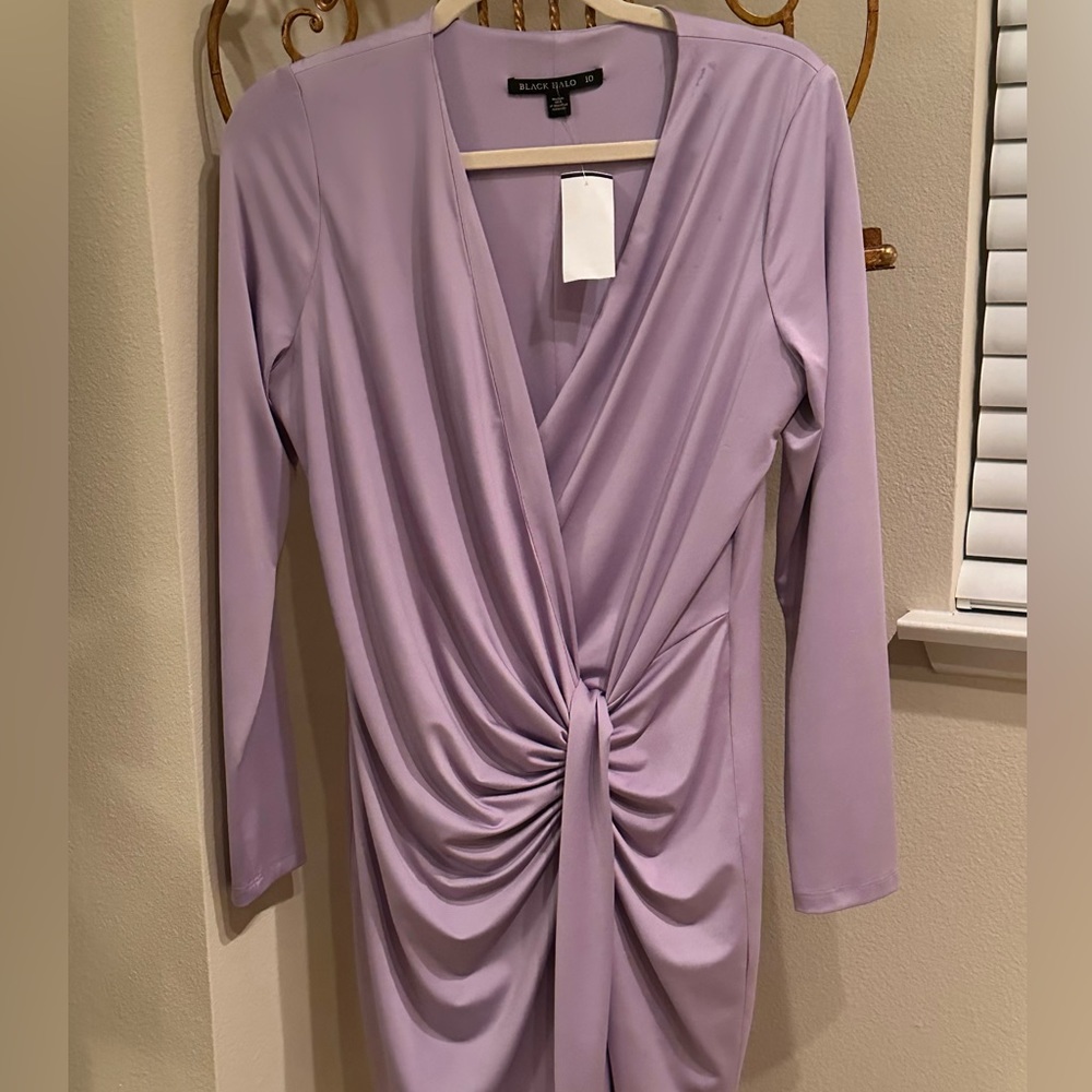 🎁NWT Lavender Black Halo Dress 10🎁